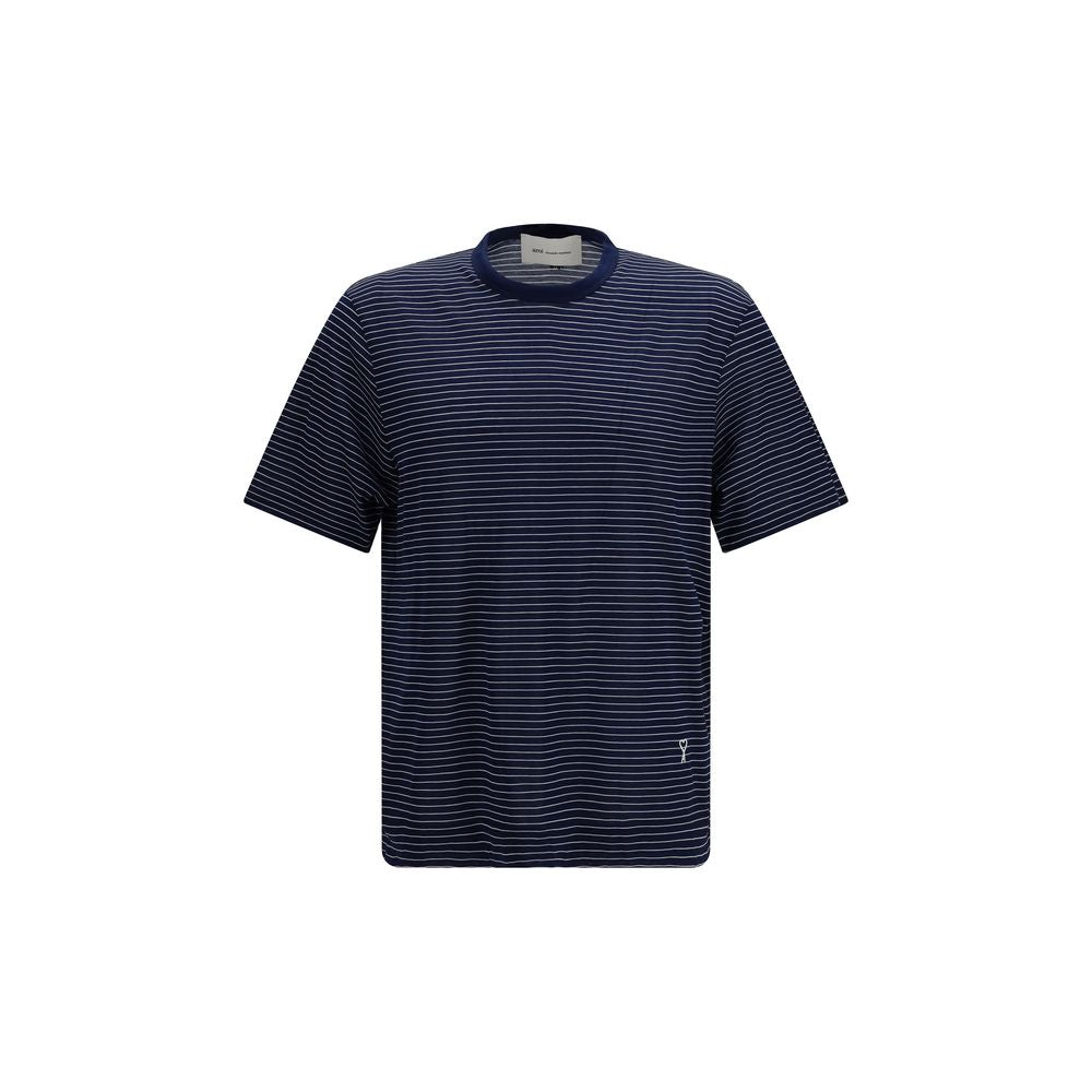 T-shirt en coton bleu
