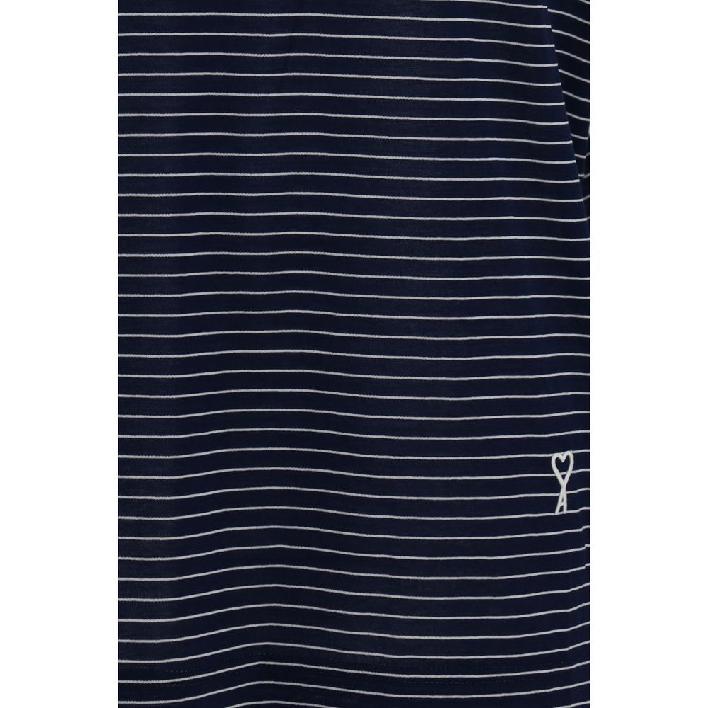 T-shirt en coton bleu