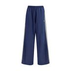 Blue Polyester Joggers (Workout Pants)