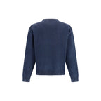 Blue Polyester Sweatshirt