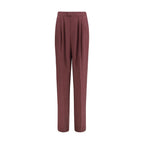 Purple Silk Dress Pants