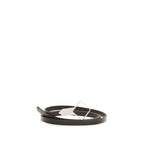 Brown Calf Leather Bos Taurus Thin Belt