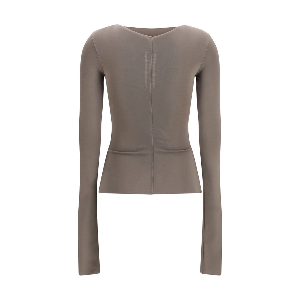 Gray Viscose Shirt