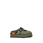 Bicolor Polyester Mules