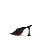 Black Silk Sandals