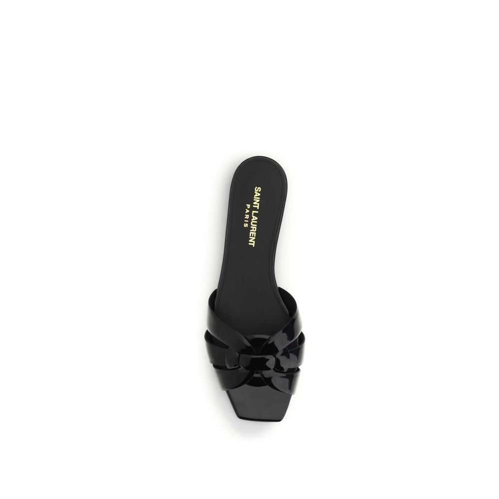 Black Calf Leather Bos Taurus Ballet Flats