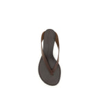 Brown Calf Leather Bos Taurus Platform Sandals