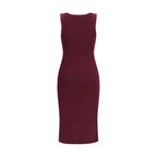 Purple Silk Long Dress