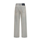 Blue Cotton Relaxed Fit Jeans