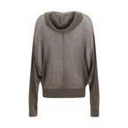 Gray Cashmere Hoodie