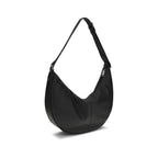 Sac à bandoulière en cuir de veau noir Bos Taurus
