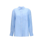 Blue Linen Dress Shirt