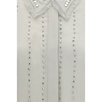 Gray Viscose Pattern Shirt