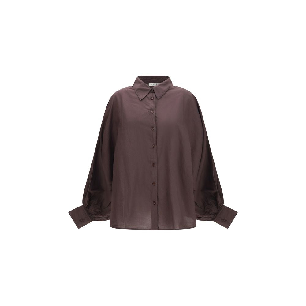 Brown Cotton Shirt