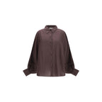 Brown Cotton Shirt