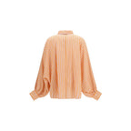 Orange Cotton Pattern Shirt