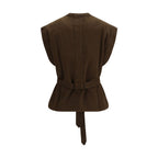 Brown Cotton Blouse