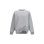 Sweat-shirt gris en coton