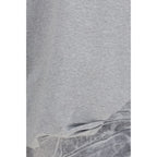 Sweat-shirt gris en coton