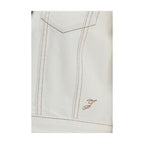 White Cotton Denim Jacket