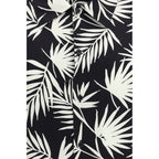 Black Viscose Pattern Shirt
