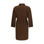 Brown Viscose Coat