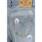 Blue Cotton Relaxed Fit Jeans