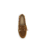 Brown Calf Leather Bos Taurus Slip-On Loafers