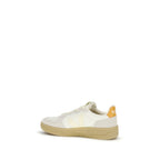 White Calf Leather Bos Taurus Low Top Sneakers