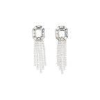Silver Brass Earrings