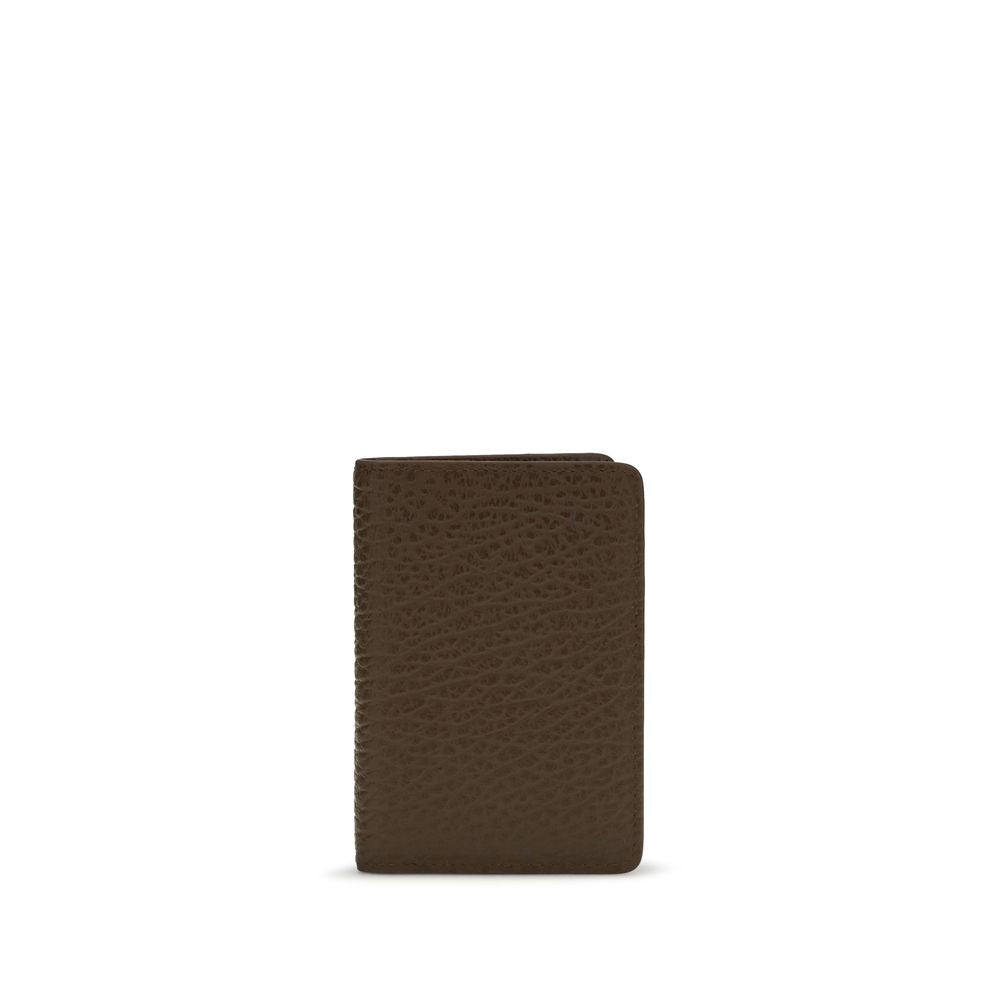 Portefeuille en cuir de veau marron Bos Taurus