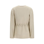 Beige Linen Clothing