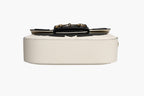 Gucci x Adidas Horsebit 1955 White Black Calfskin Leather Shoulder Bag