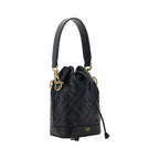 Black Calf Leather Bos Taurus Backet Bag