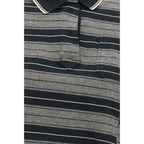 Black Cotton Polo Shirt