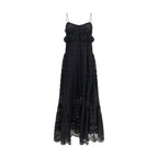 Black Cotton Casual Dress