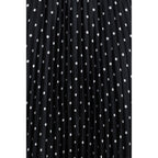 Black Polyester Casual Dress