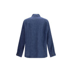 Blue Linen Blouse