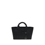 Black Viscose Shoulder Bag