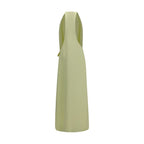 Bicolor Viscose Casual Dress