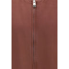 Bordeaux Silk Bomber