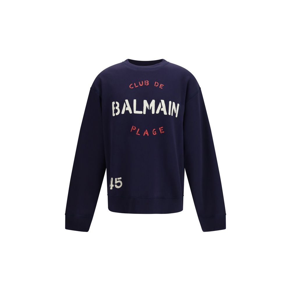 Blue Cotton Sweatshirt