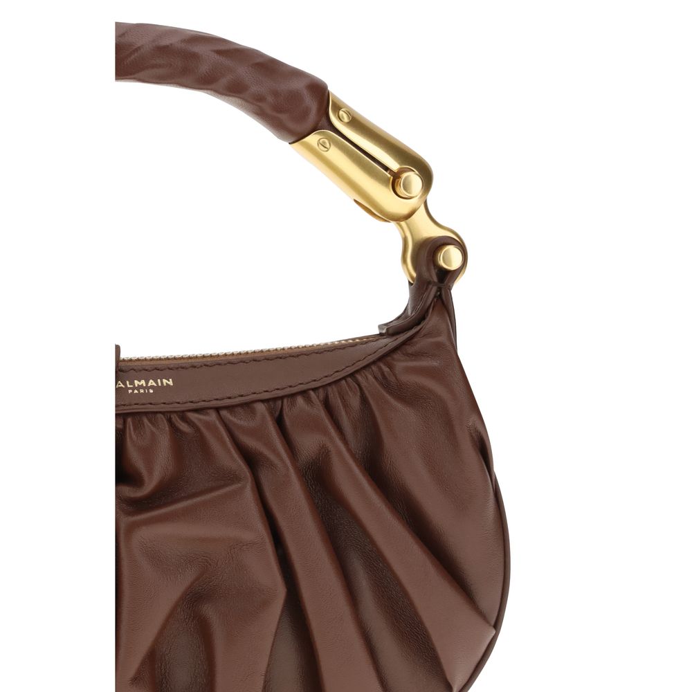 Sac à bandoulière en cuir de veau marron Bos Taurus