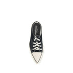 Black Fabric Sneakers