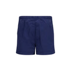 Blue Nylon Shorts