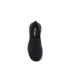 Black Fabric Sneakers