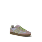 Baskets athlétiques en cuir de veau multicolore Bos Taurus