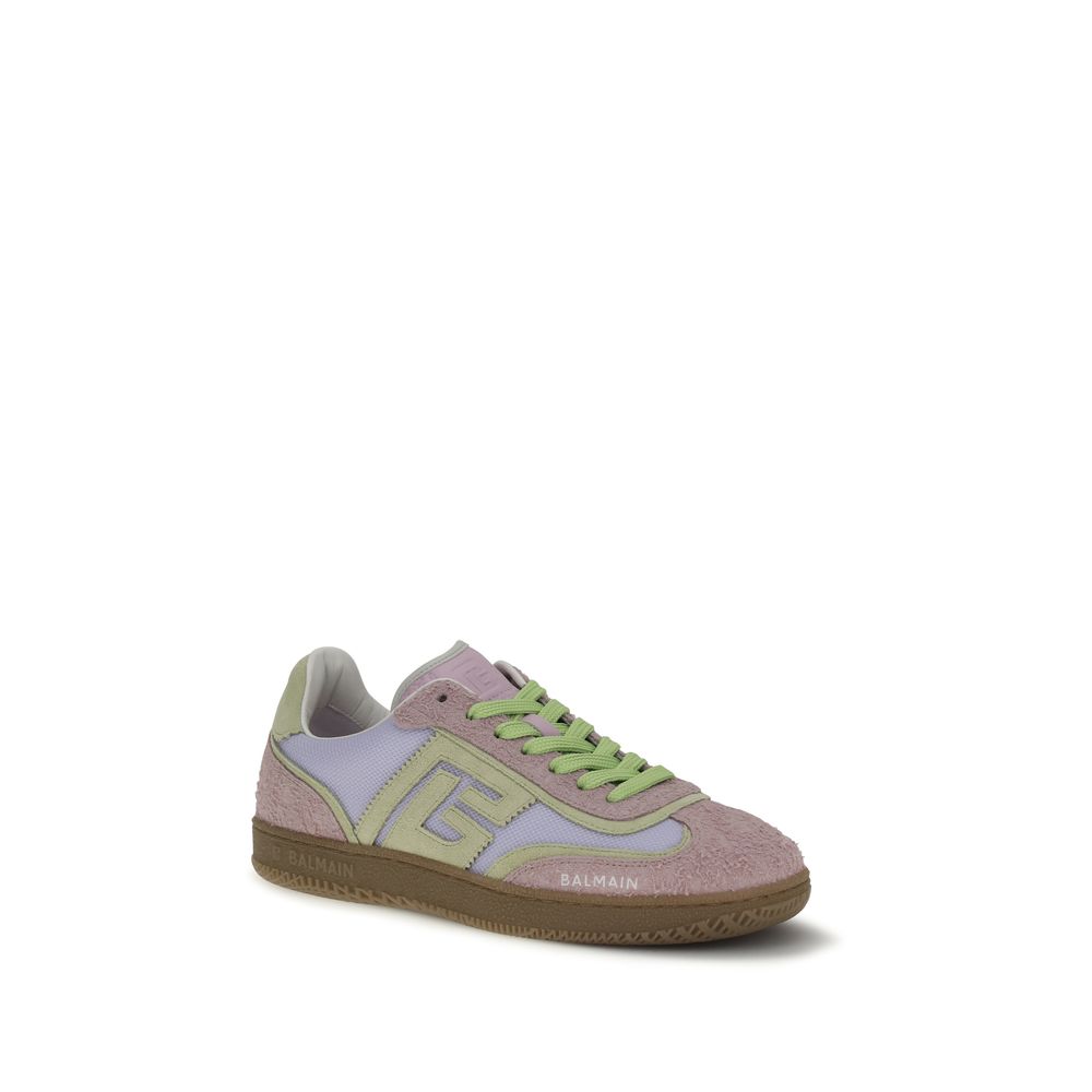 Baskets athlétiques en cuir de veau multicolore Bos Taurus