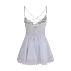 White Cotton Casual Dress