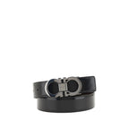 Black Calf Leather Bos Taurus Belt